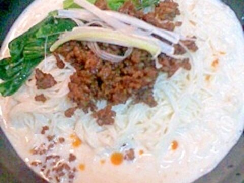 担々麺風 豆乳そうめん